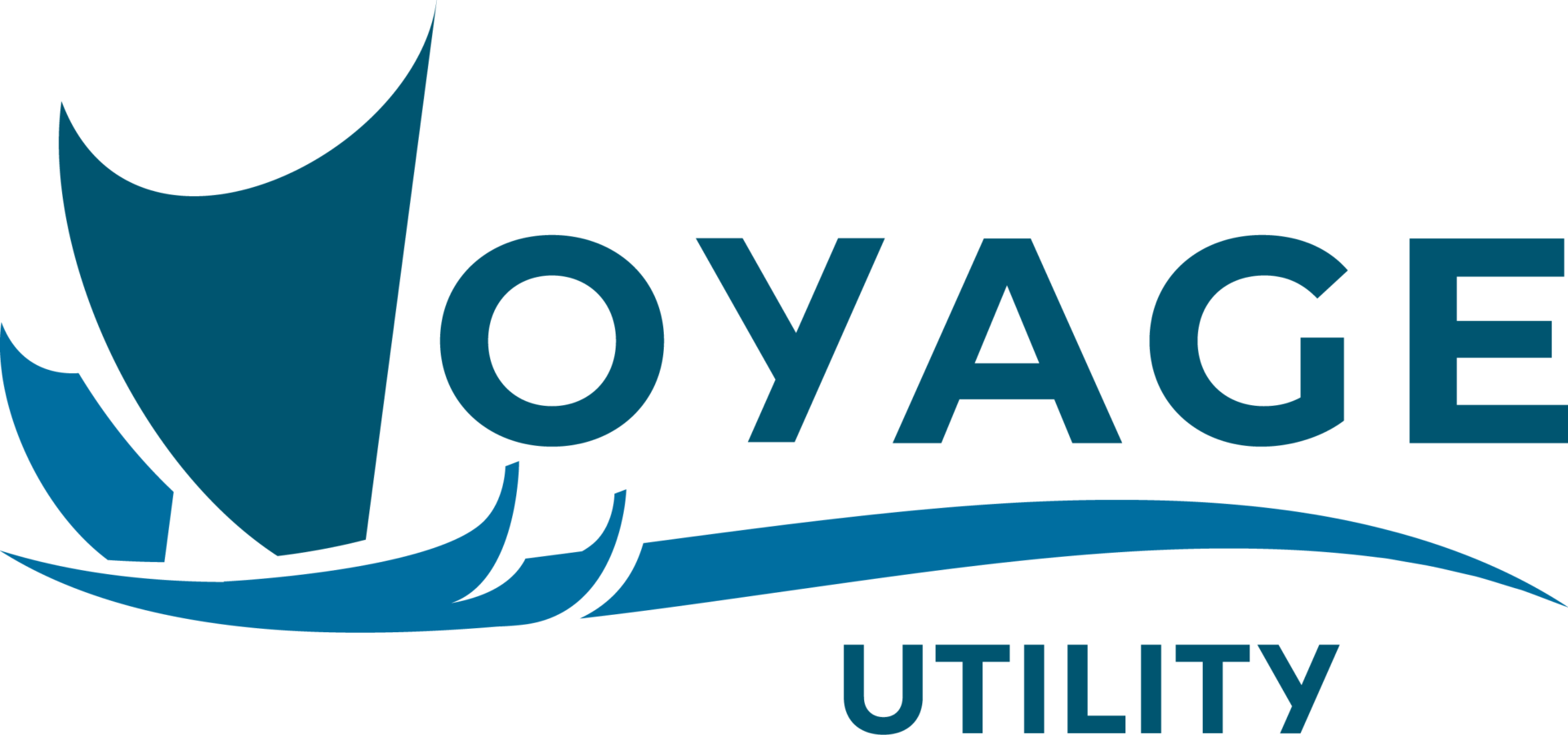 A green and blue logo for the royal utility company.